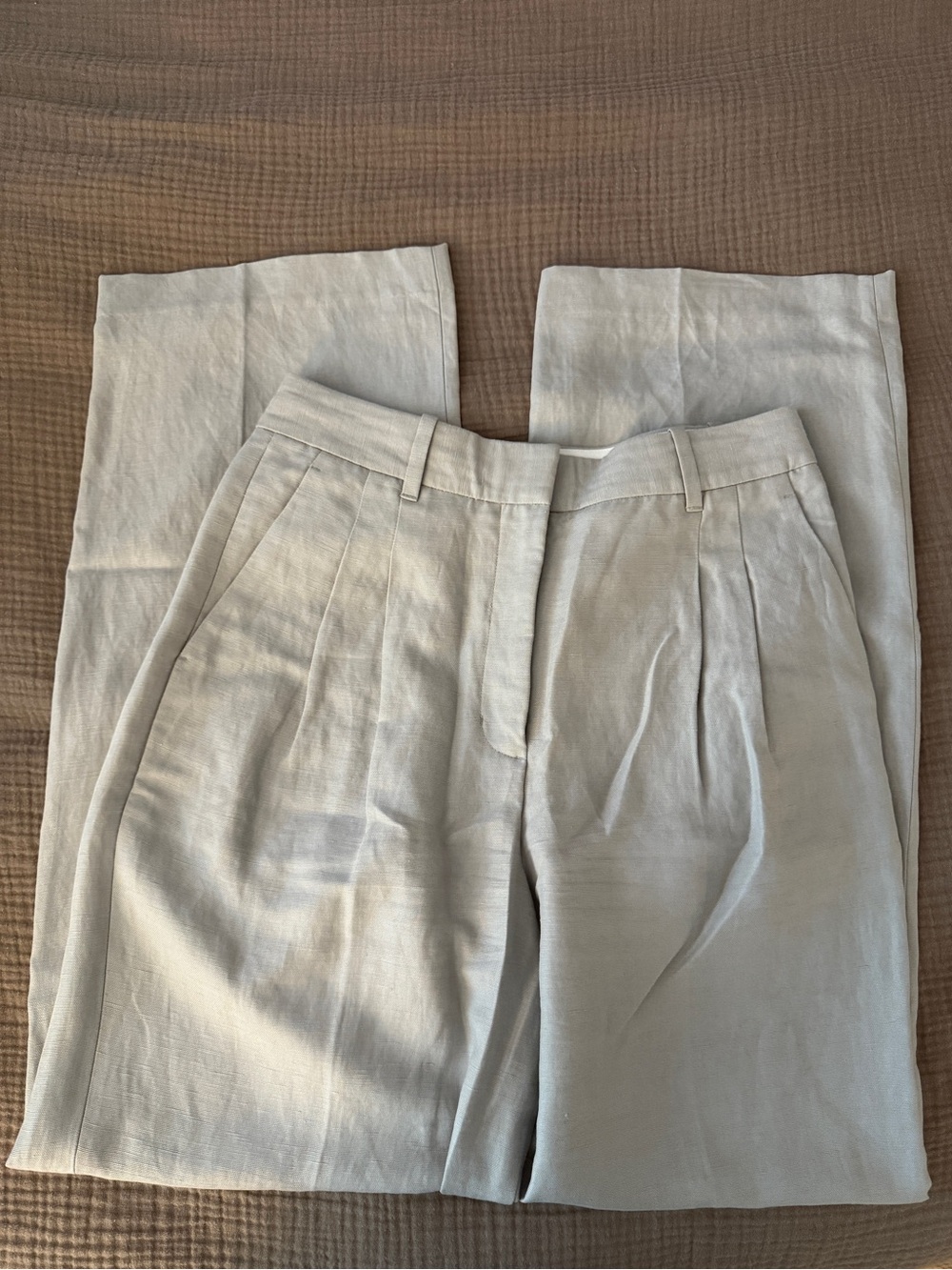 Linen Effortless Pants in Ashen